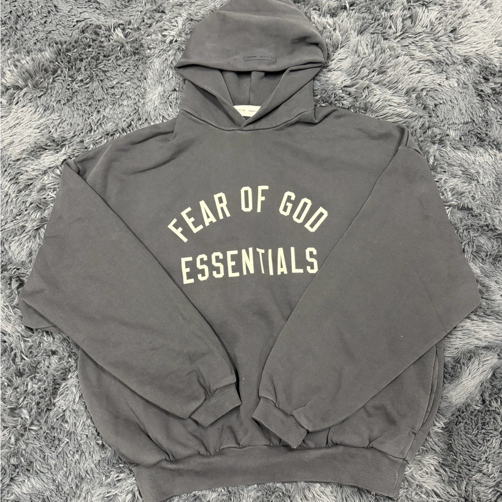 Fear of God Essentials Charcoal Hoodie